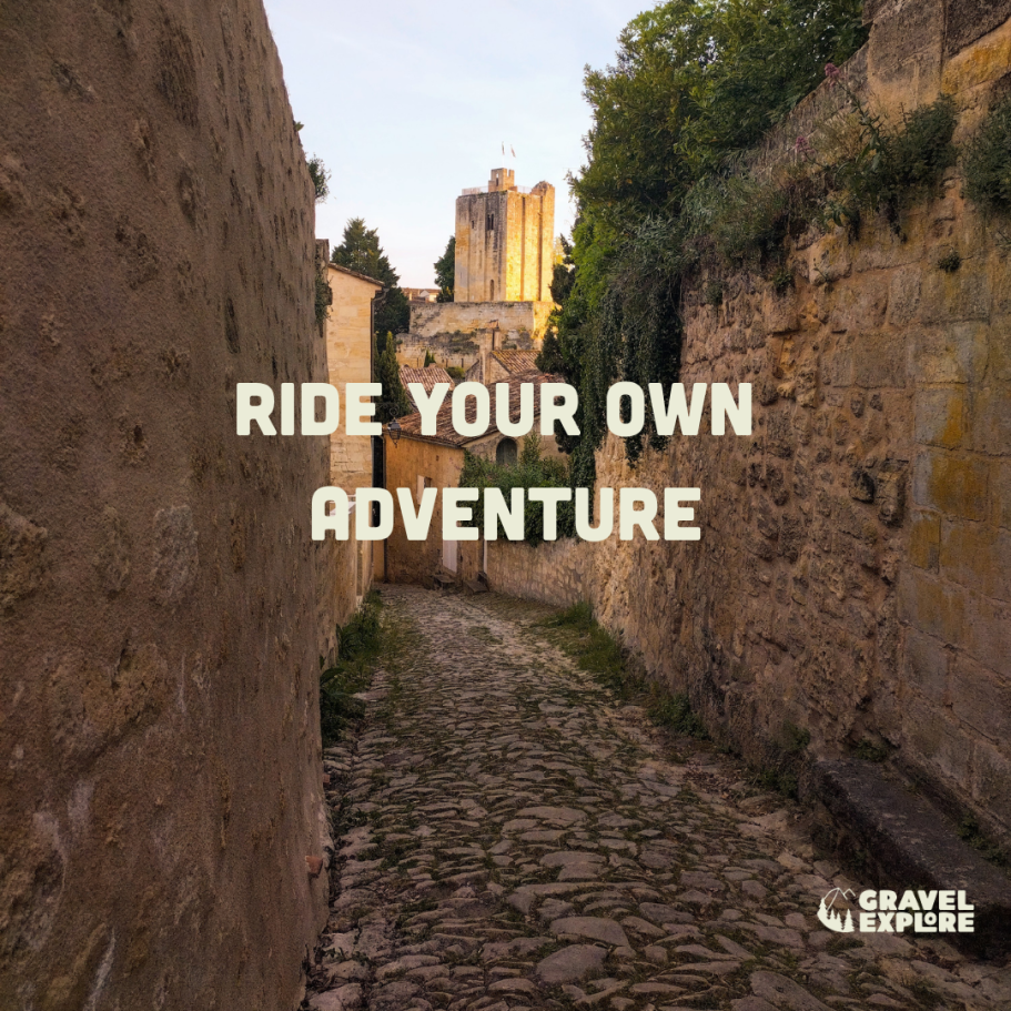 Saint-Emilion by gravel Bike - Ride Your Own Adventure