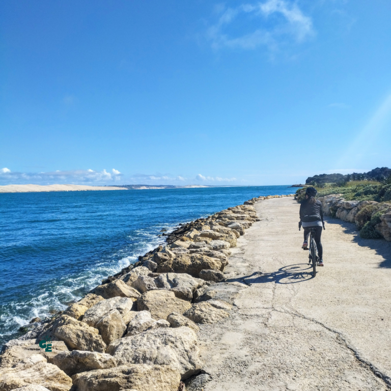 Between the Arcachon basin and the Atlantic Ocean, this cycling experience invites you to discover the soul of the peninsula.