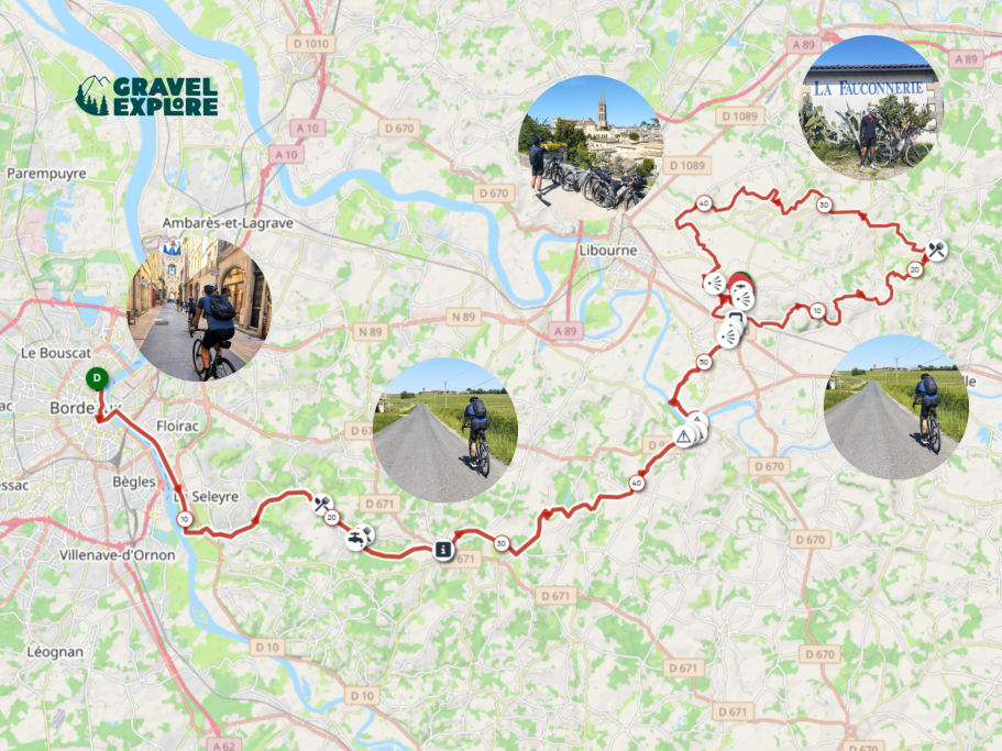 2 days exploring the bordeaux region by gravel bike or e-bike